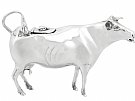 Sterling Silver Cow Creamer - Antique Victorian (1898)