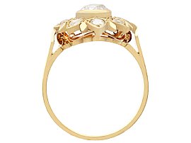 1950s Yellow Gold and Diamond Dress Ring 