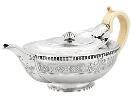 Antique Georgian Sterling Silver Teapot