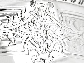 Georgian Sterling Silver Teapot Engraving 