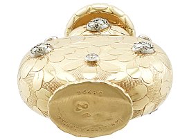 Gold and Diamond Scent Bottle