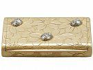 French 18 ct Yellow Gold and Diamond Box by Van Cleef & Arpels - Vintage Circa 1950