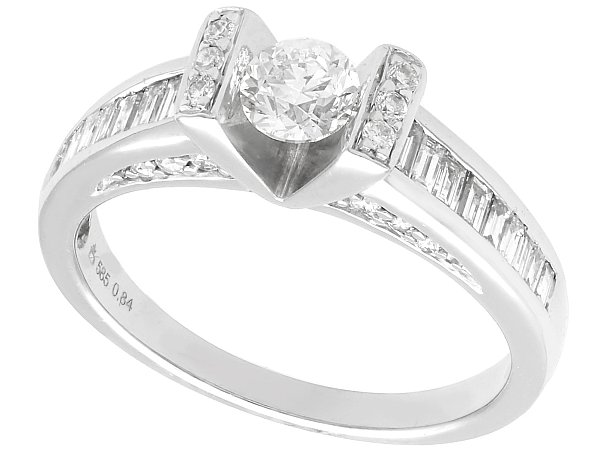 White Gold Diamond Dress Ring