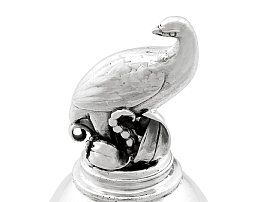 Antique Silver Table Bell Detail 