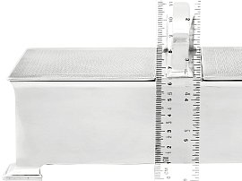 Sterling Silver Cigarette Box Size