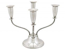 Sterling Silver Candelabrum with 4 Arms