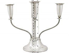 Sterling Silver Candelabrum with 4 Arms