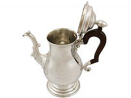 Newcastle Antique Silver Coffee Pot 