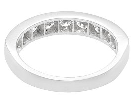 Vintage Diamond Half Eternity Ring for sale