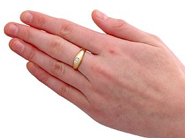 Wearing Image of Pinky Ring