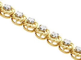 Vintage Diamond and Gold Bracelet