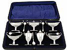 Sterling Silver Condiment Set  - Adams Style - Antique George V