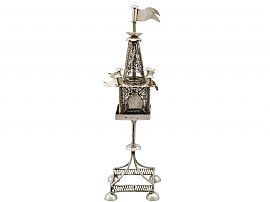 Austro-Hungarian Silver Spice Tower