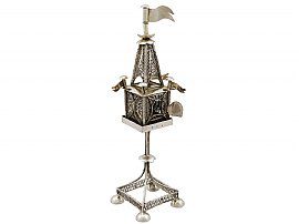 Austro-Hungarian Silver Spice Tower