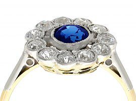 1930s Sapphire and Diamond Ring