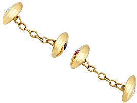 Antique Yellow Gold Cufflinks Circa 1900 for Sale