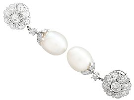 Large Pearl Drop Earrings 
