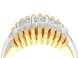vintage yellow gold diamond ring