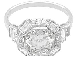 Vintage Art Deco Style Diamond Ring
