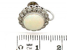Antique Opal Earrings measurement