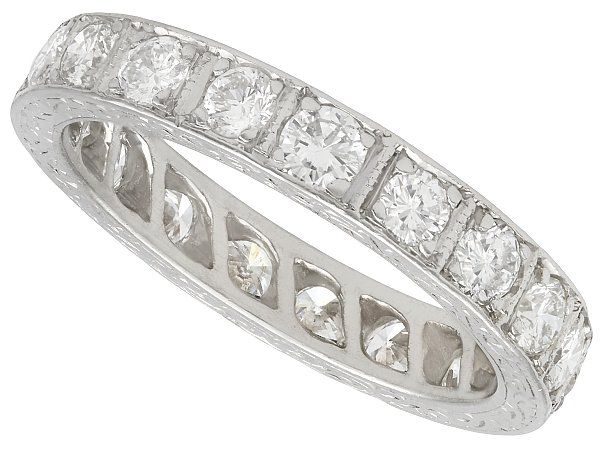 1940s Diamond Eternity Ring