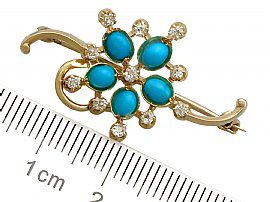 turquoise brooch vintage