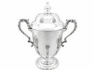 Sterling Silver Presentation Cup and Cover - Antique George V (1910)