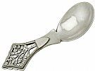 Sterling Silver Caddy Spoon by Henry George Murphy - Antique George V (1929)