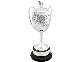 Sterling Silver Trophy Cup with Lid