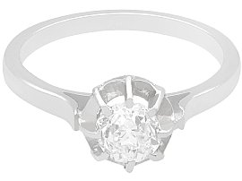 Old Cut Diamond Solitaire Ring