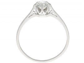 Platinum Diamond Engagement Solitaire Ring