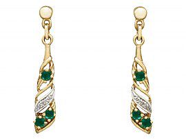 Emerald and Gold Jewellery Set