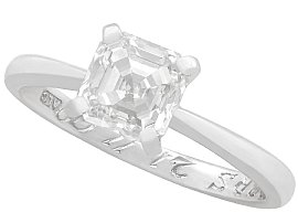 1.20ct Diamond and Platinum Ring by 'De Beers' - Contemporary 2009