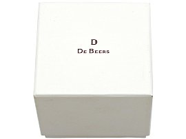 boxed de beers engagement ring