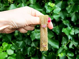 Ruby and Gold Bracelet 