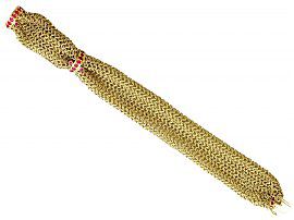 Italian Ruby Gold Bracelet 