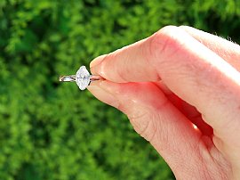 Marquise Diamond Solitaire Ring outside 