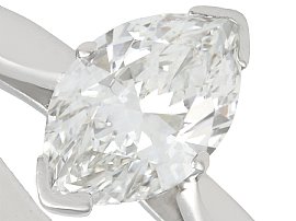 Marquise Diamond Solitaire Ring