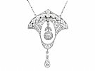 2.86ct Diamond and Platinum Necklace - Art Deco - Antique Circa 1930