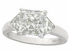 3.86ct Diamond and Platinum Engagement Ring - Contemporary 2006