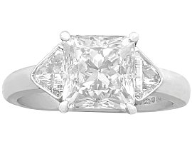 Princess Cut Certified Diamond Engagement Ring 