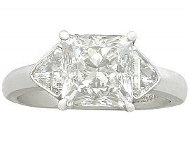Princess Cut Certified Diamond Engagement Ring 
