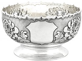 Chinese Export Silver Bowl - Antique Circa 1900