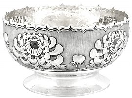 Antique Asian Silver Bowl