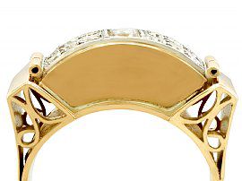 Art Deco Diamond Ring in Yellow Gold