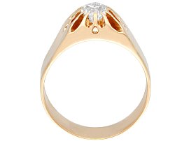 mens solitaire ring