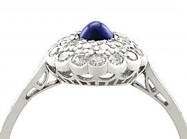 Small Antique Sapphire Ring