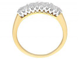 Diamond Five Stone Ring in Gold