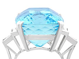 Aquamarine Cocktail Ring