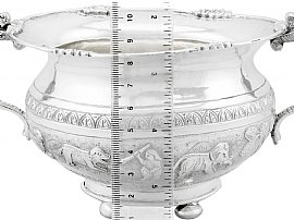 Size of Indian Silver Sugar Bowl